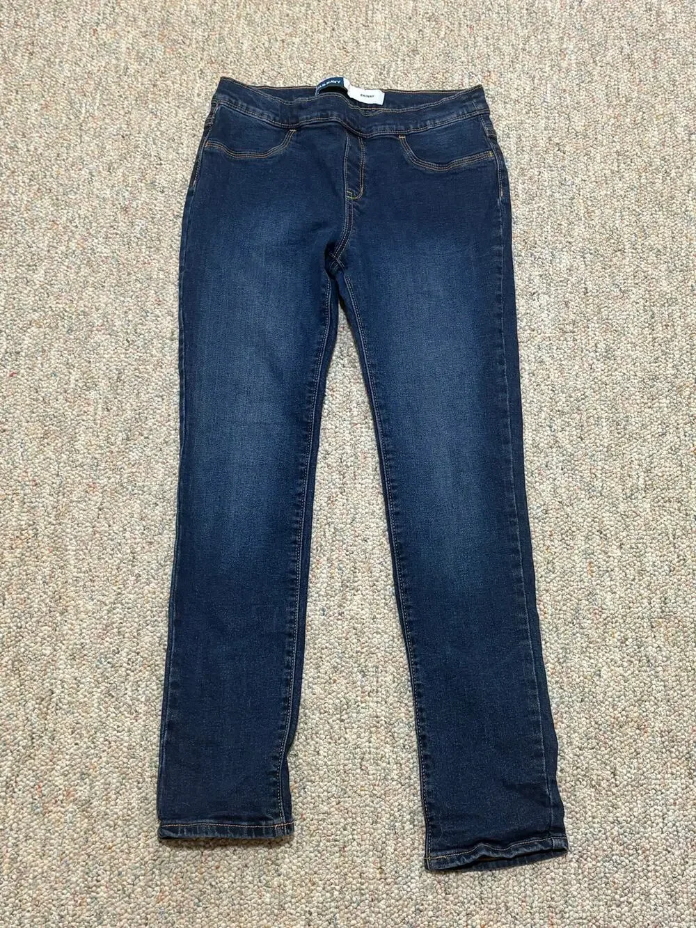 Old Navy Girls XL (14-16) Blue Skinny Slim Denim Jeans Medium Wash Pockets